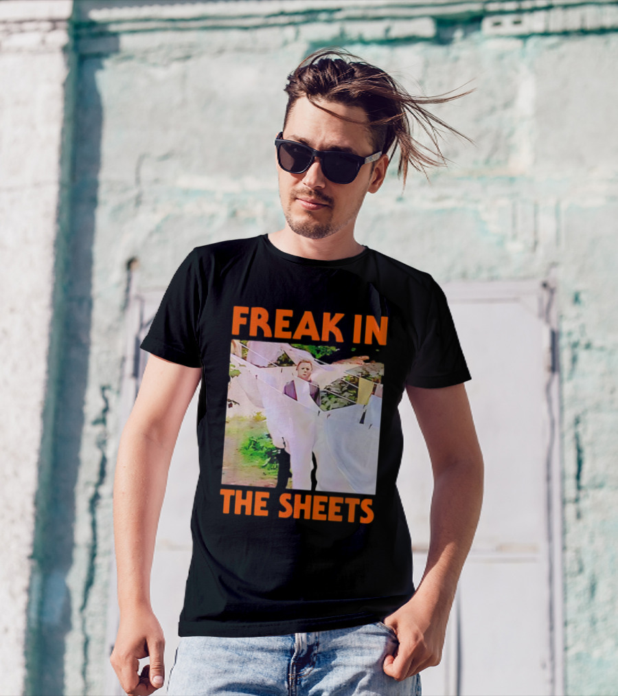 Freak In The Sheets Michael Myers Halloween Pumpkin T-Shirt