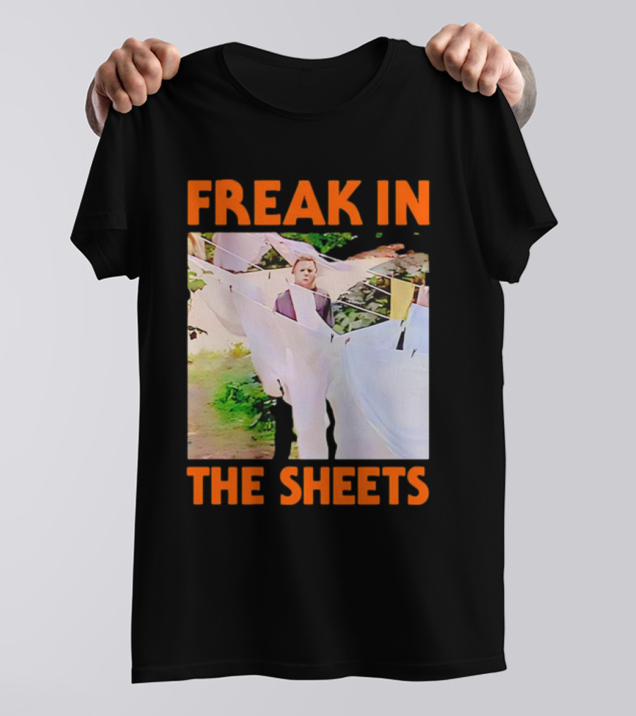 Freak In The Sheets Michael Myers Halloween Pumpkin T-Shirt