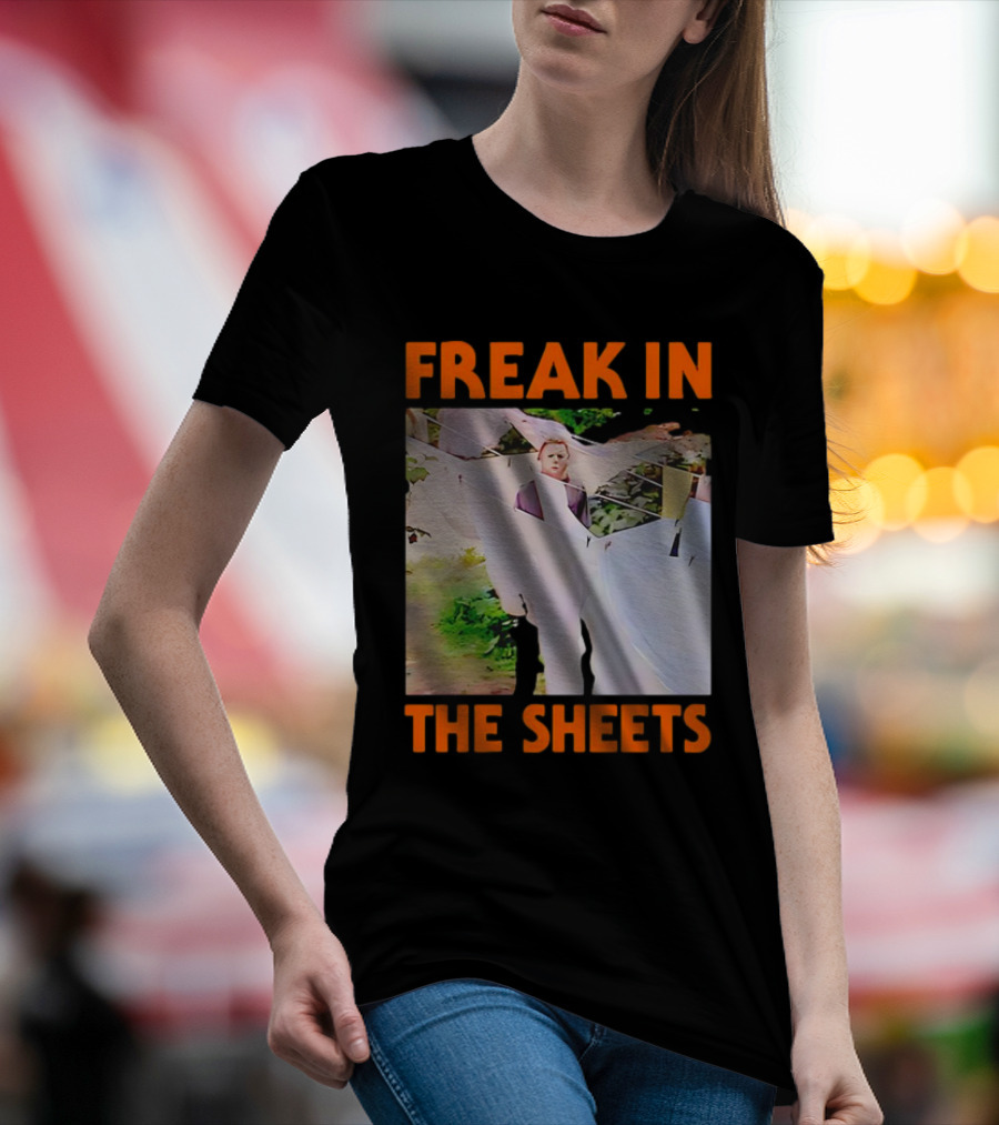 Freak In The Sheets Michael Myers Halloween Pumpkin T-Shirt