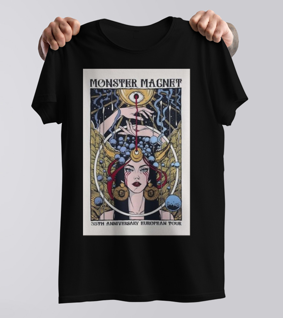 Monster Magnet 35th Anniversary European Tour Cosmic T-Shirt