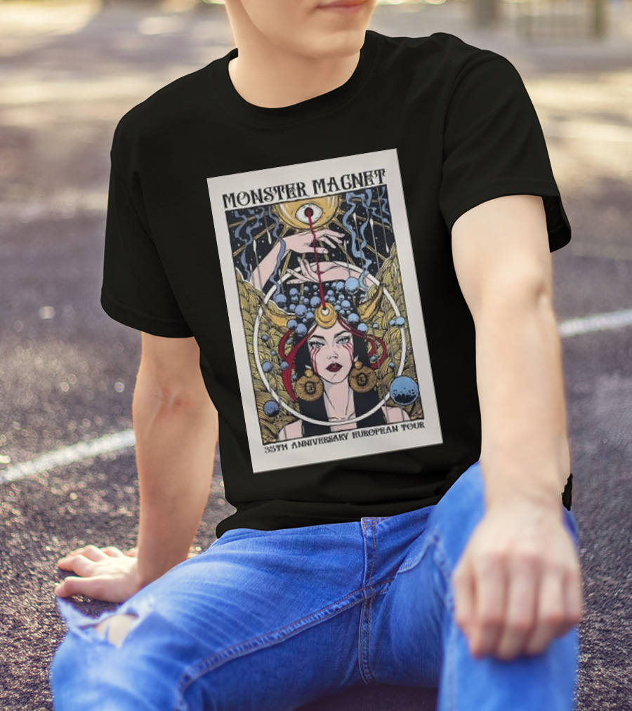 Monster Magnet 35th Anniversary European Tour Cosmic T-Shirt