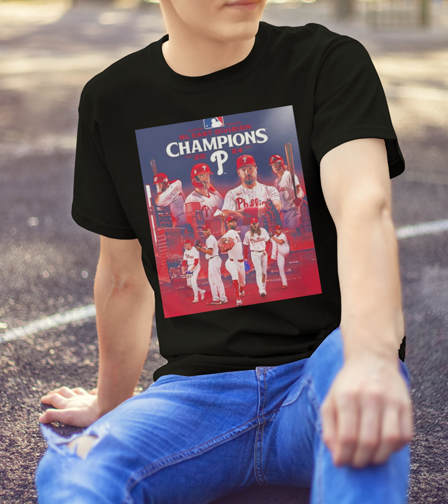 NL East Division Champions Philadelphia Phillies T-Shirt