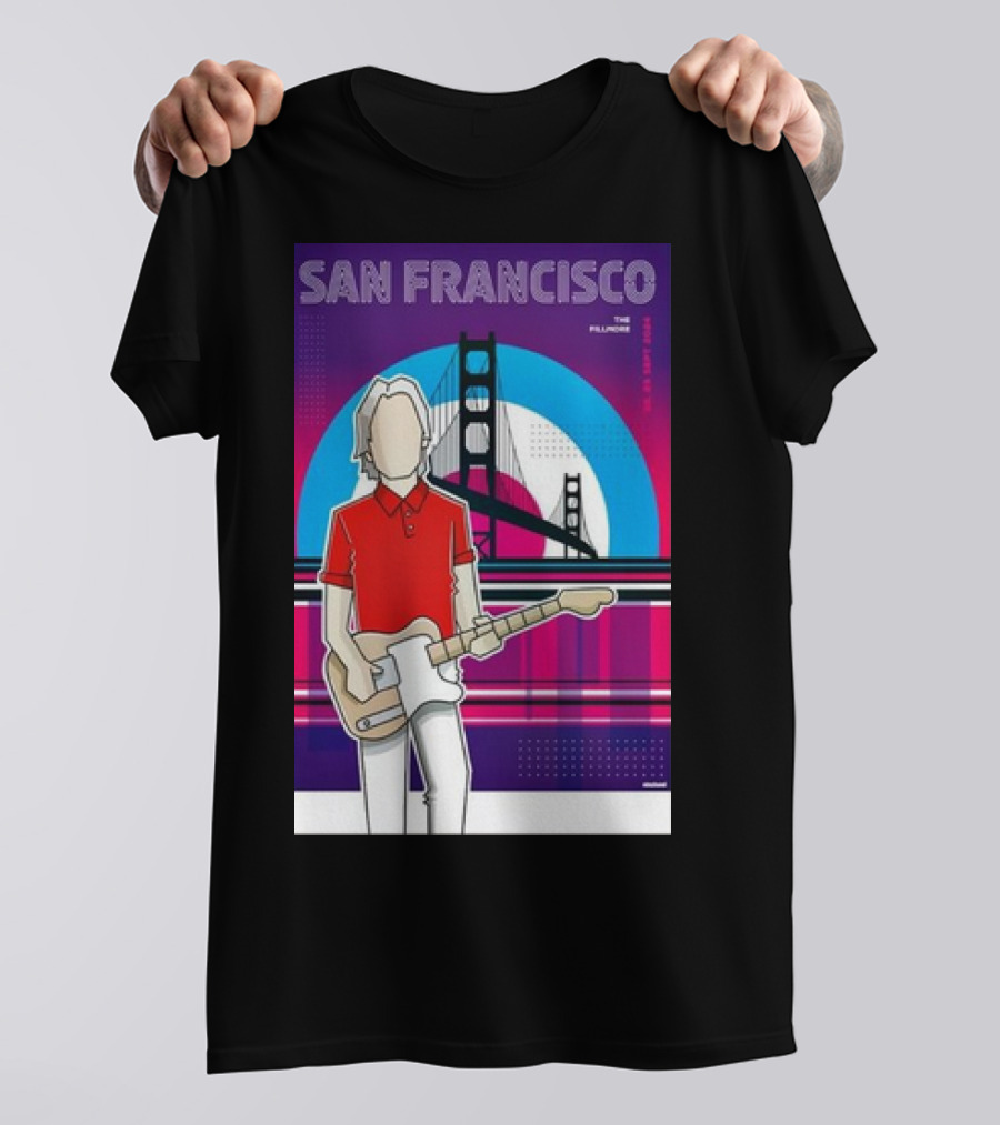 San Francisco The Fillmore Paul Weller September 22-23 2024 Show T-Shirt