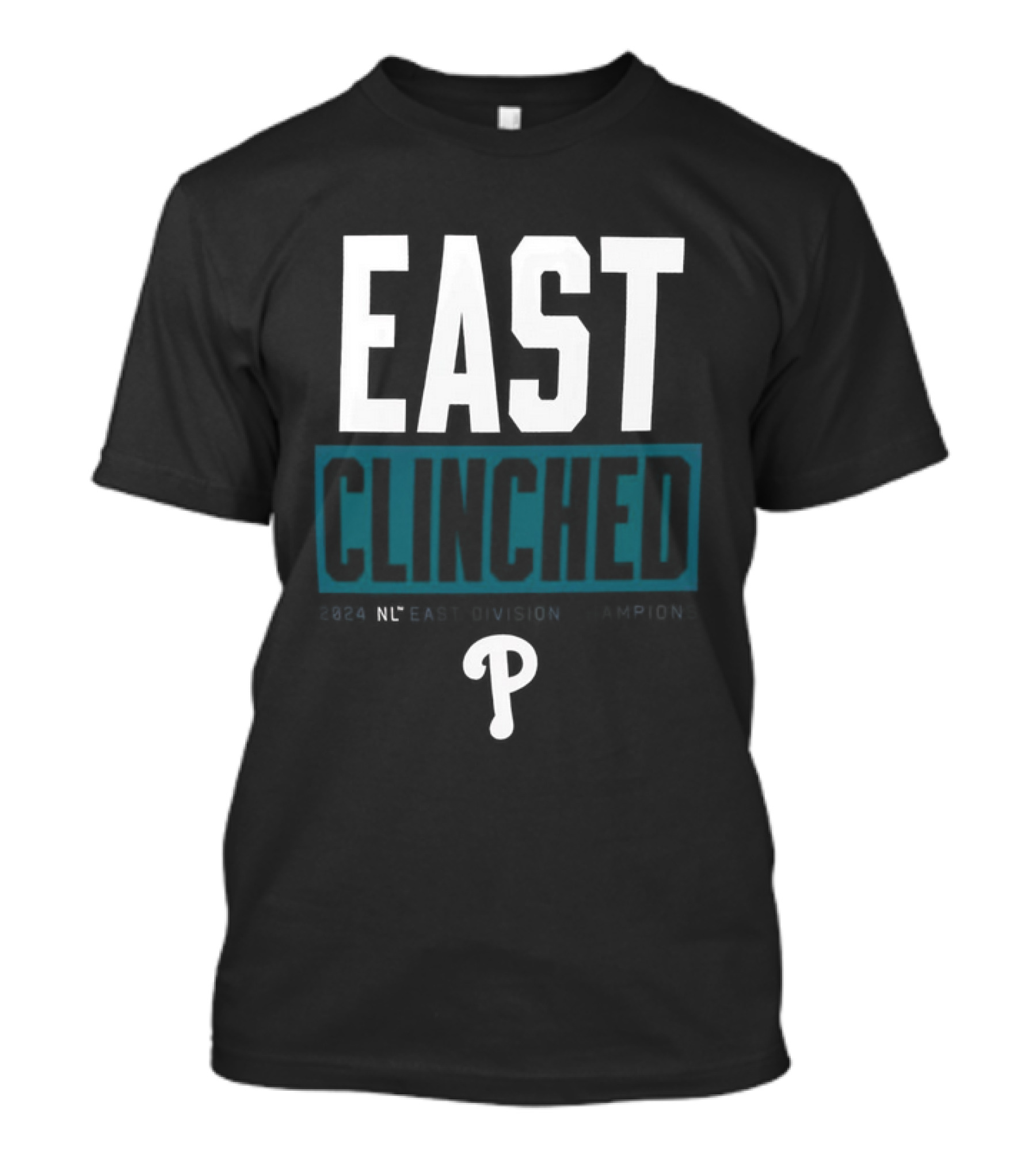 Philadelphia Phillies 2024 NL East Clinched Division Champions T-Shirt