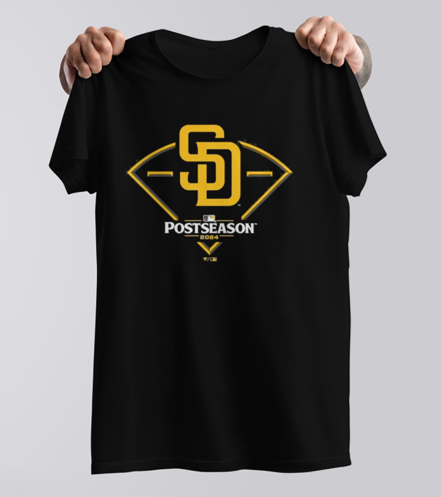 San Diego Padres SD Logo 2024 MLB Postseason T-Shirt