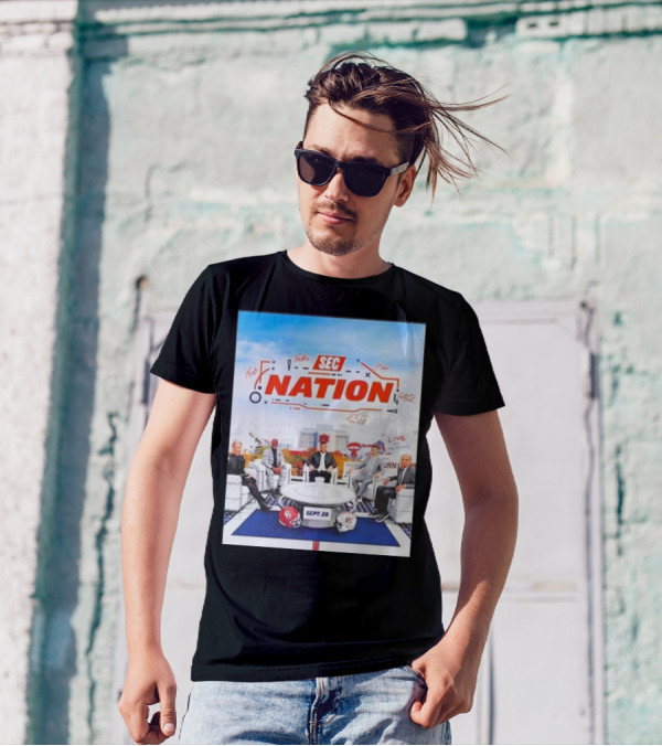 Sec Nation Sept. 28 Oklahoma Sooners Vs Auburn Tigers Football T-Shirt