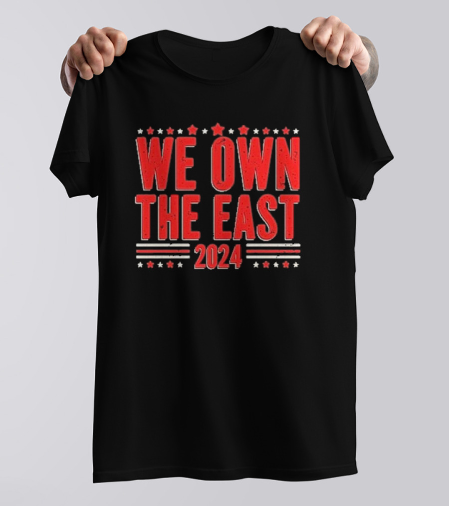We Own The East 2024 Harris Football Victory T-Shirt