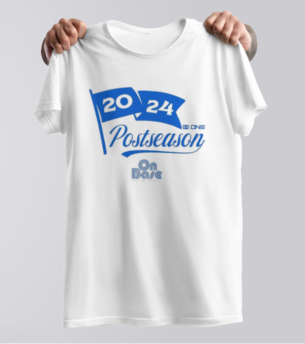 Los Angeles Dodgers Mookie Betts Postseason 2024 On Base T-Shirt