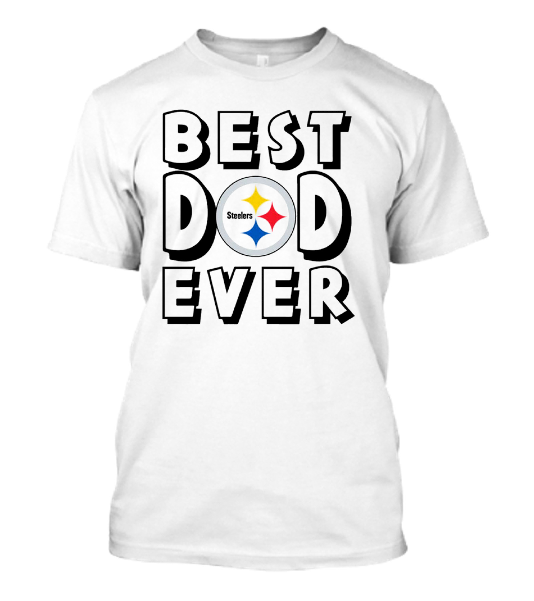 Pittsburgh Steelers Best Dad Ever NFL Football T-Shirt