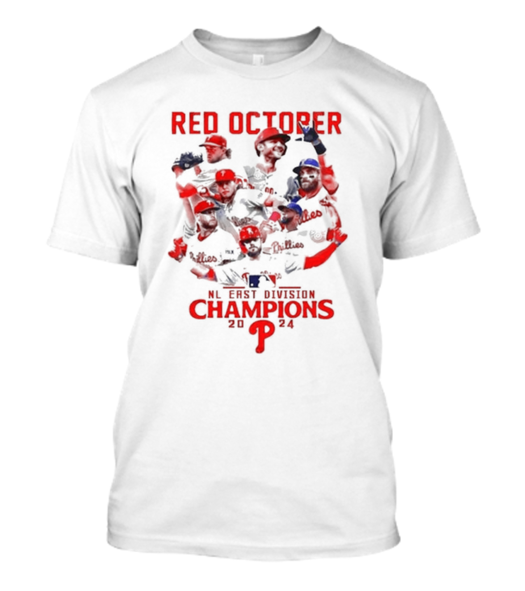 Red October Phillies NL East Division Champions T-Shirt