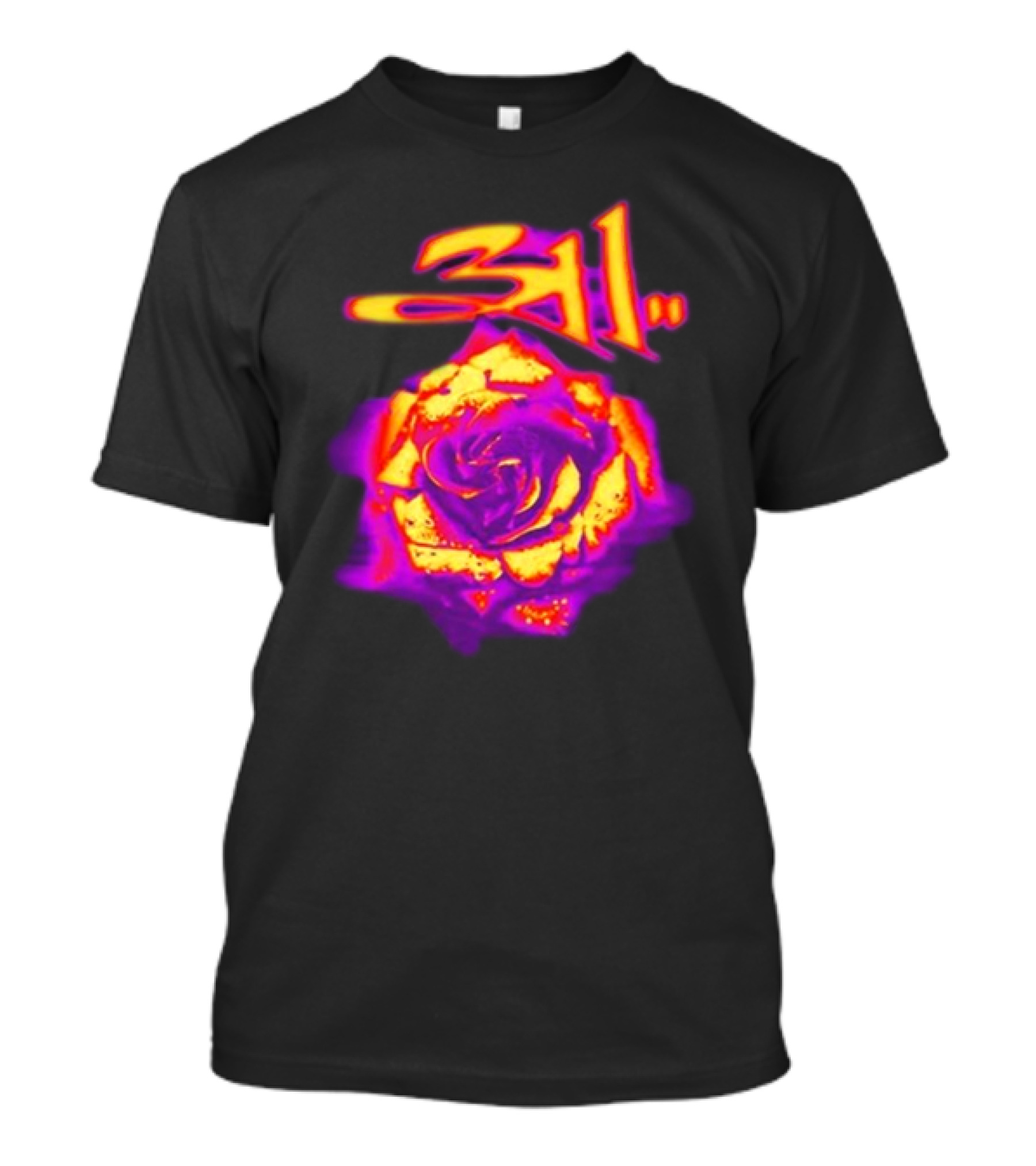 311 Full Bloom Rose Psychedelic T-Shirt