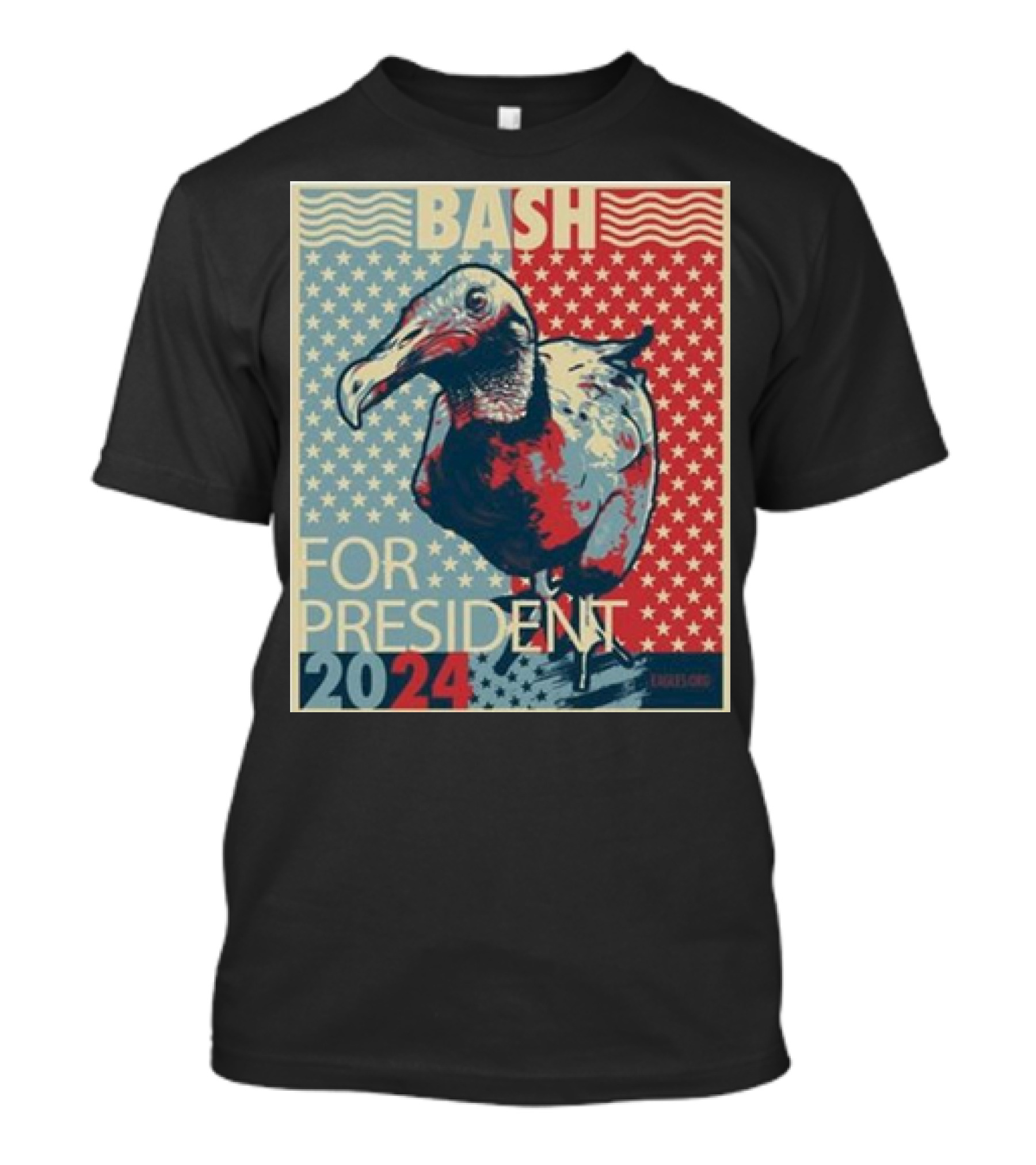 Bash 2024 For President Avian Elections Poster T-Shirt