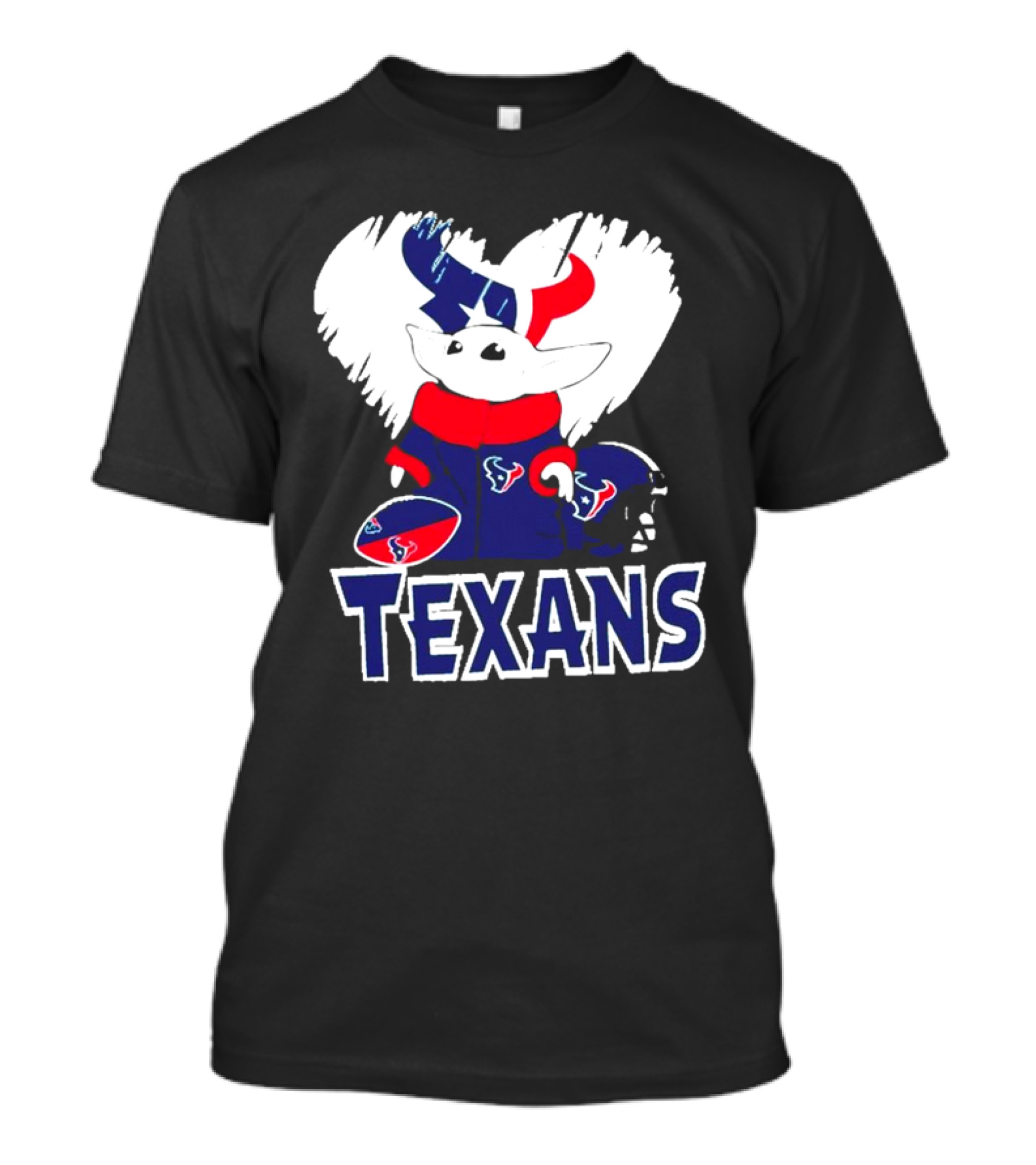 Baby Yoda Star Wars X Houston Texans NFL Football Season 2024 Texan Spirited Grogu With Football Gear And Team Colors T-Shirt