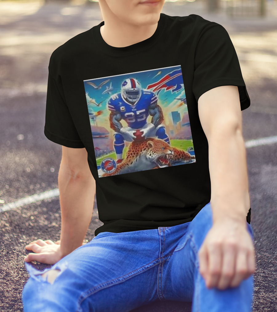 Buffalo Bills Taron Johnson Dominates Over Jacksonville Jaguars With Bold Team Spirit T-Shirt