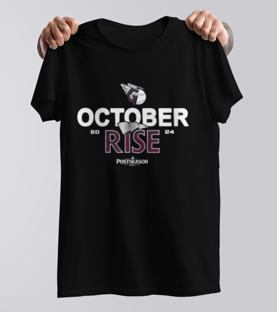 Cleveland Guardians October 2024 Postseason Rise T-Shirt