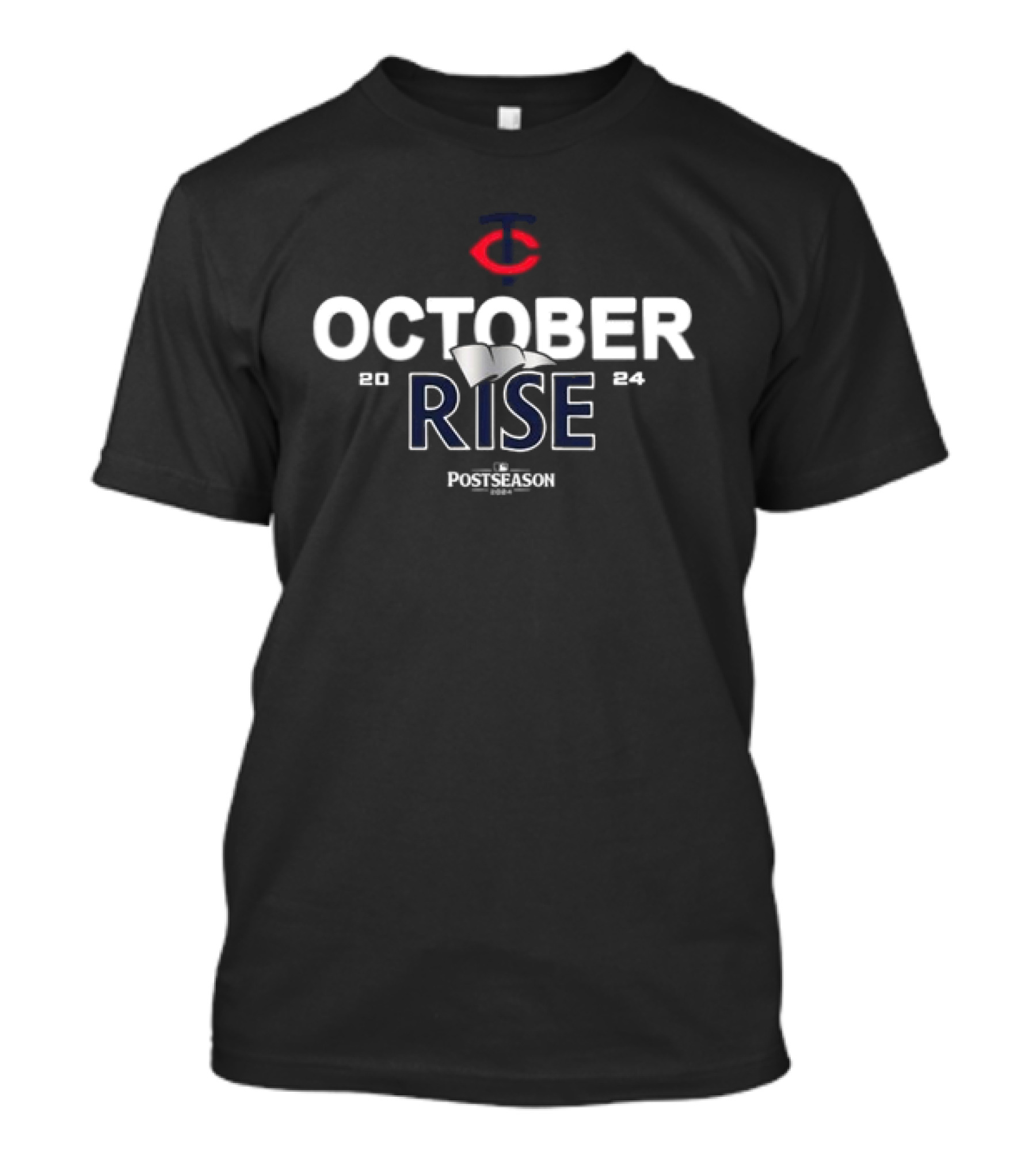 Minnesota Twins October Rise 2024 Postseason T-Shirt