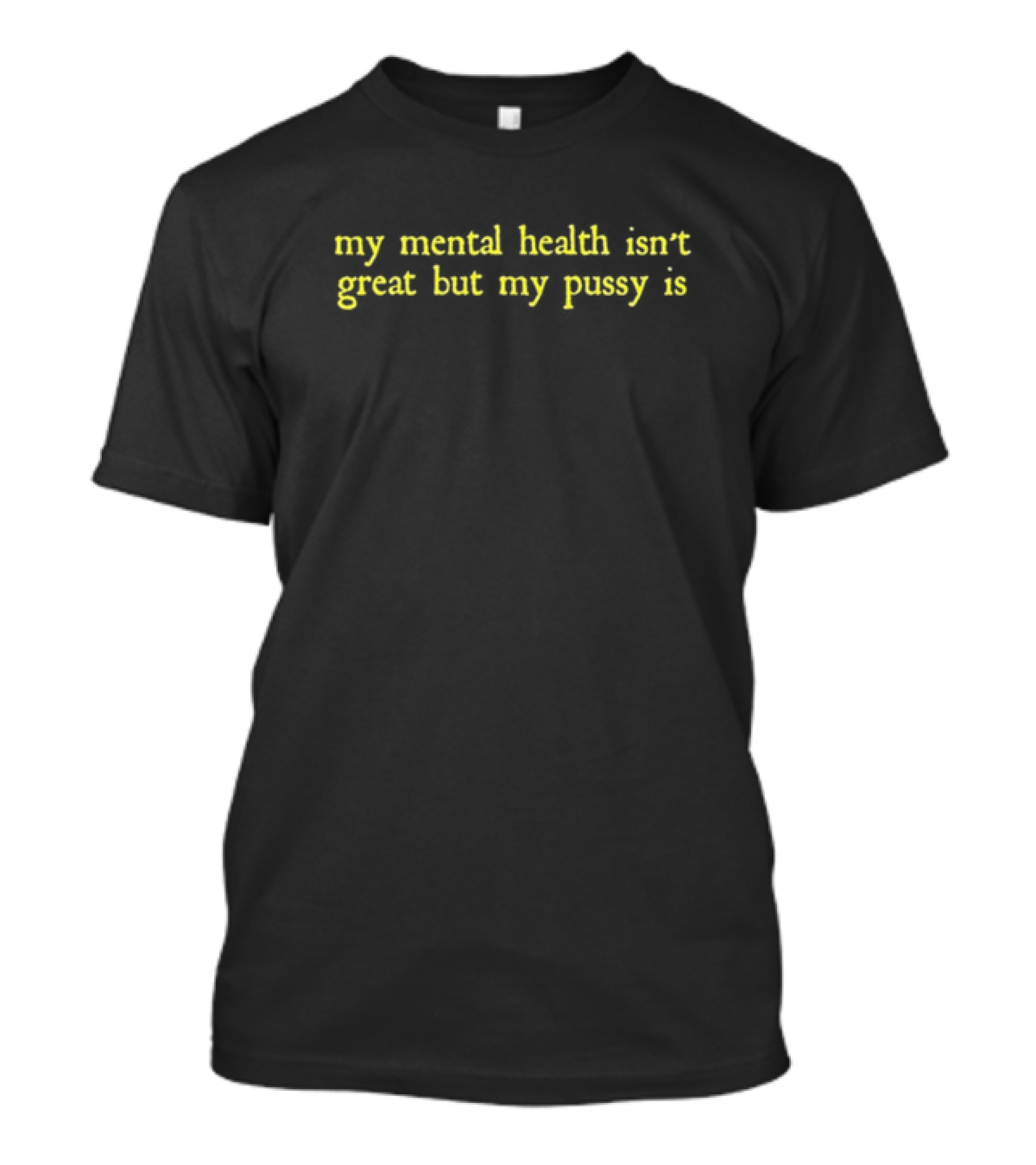 My Mental Health Isn't Great But My Pussy Is T-Shirt
