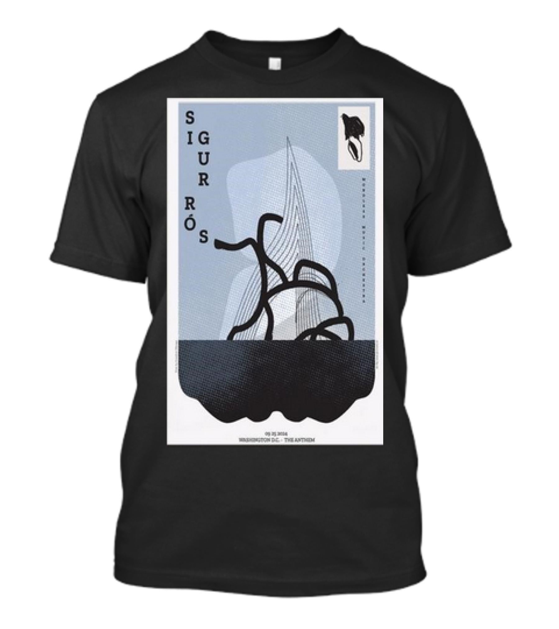 Sigur Rós September 25 2024 The Anthem Washington DC Concert T-Shirt