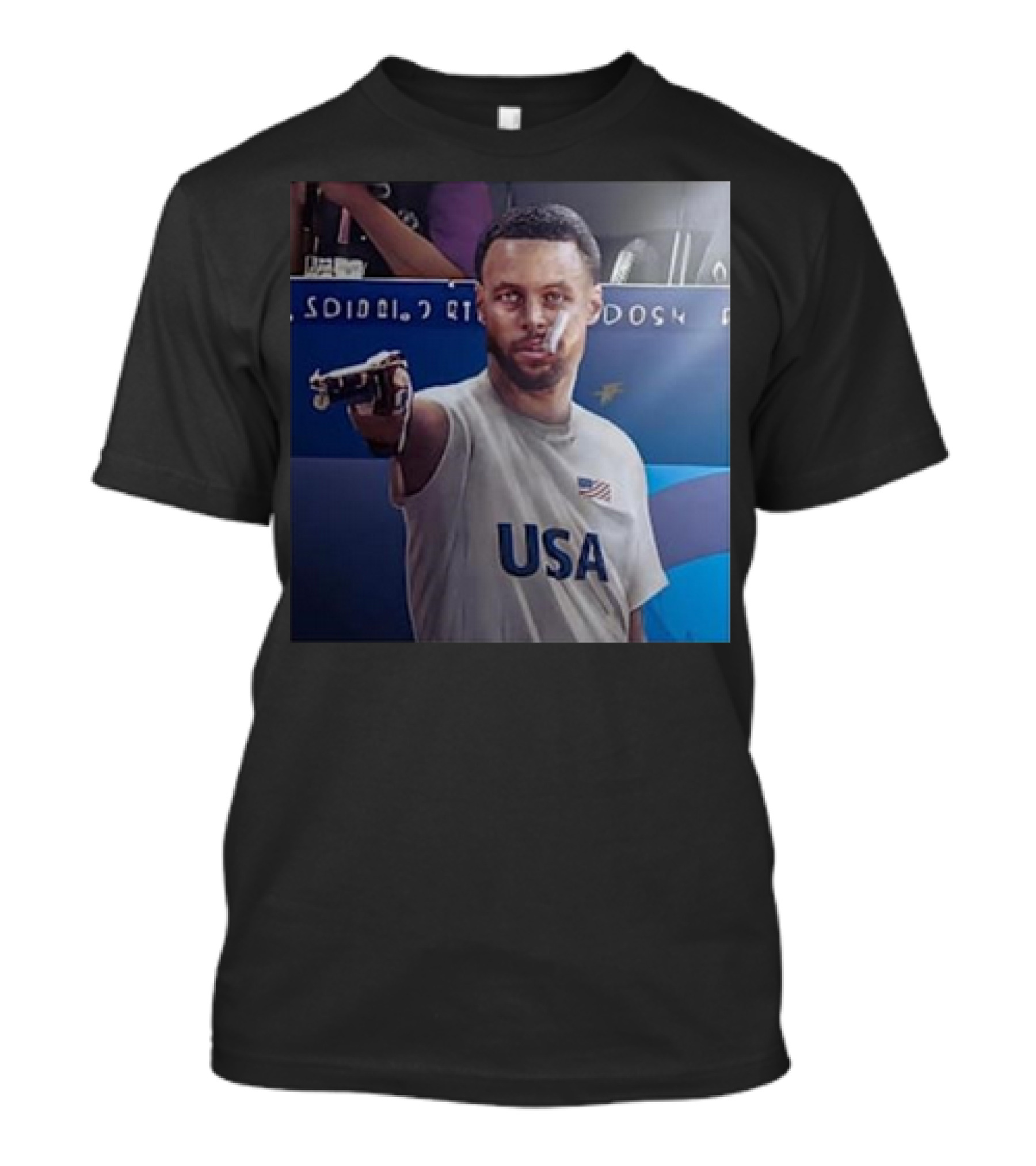 USA Basketball Stephen Curry Night Night Olympics T-Shirt