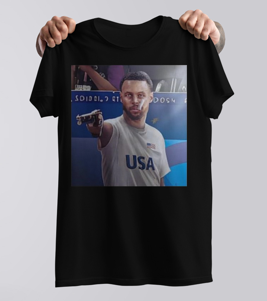 USA Basketball Stephen Curry Night Night Olympics T-Shirt