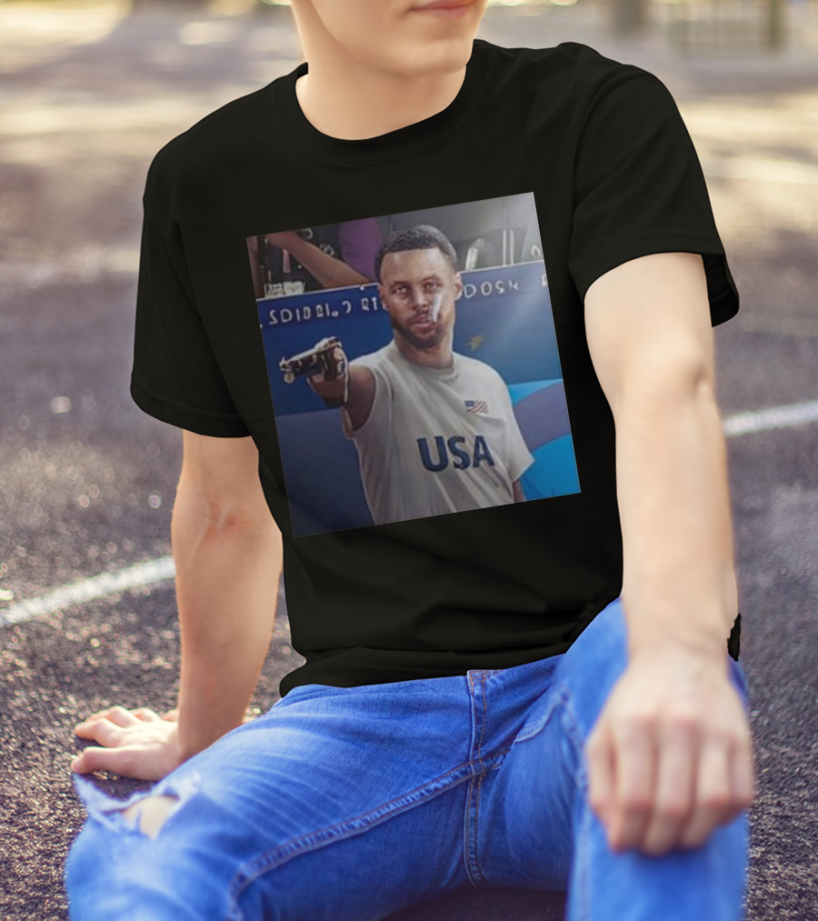 USA Basketball Stephen Curry Night Night Olympics T-Shirt