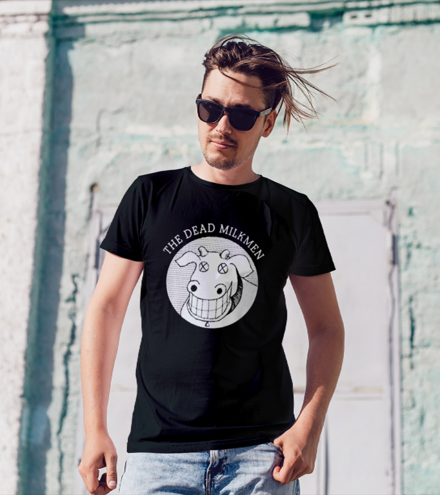 The Dead Milkmen Elsie X-Eyed Grinning Cow T-Shirt