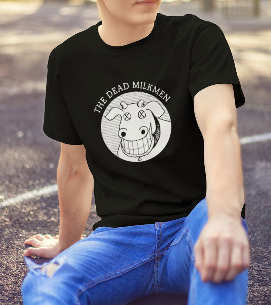 The Dead Milkmen Elsie X-Eyed Grinning Cow T-Shirt