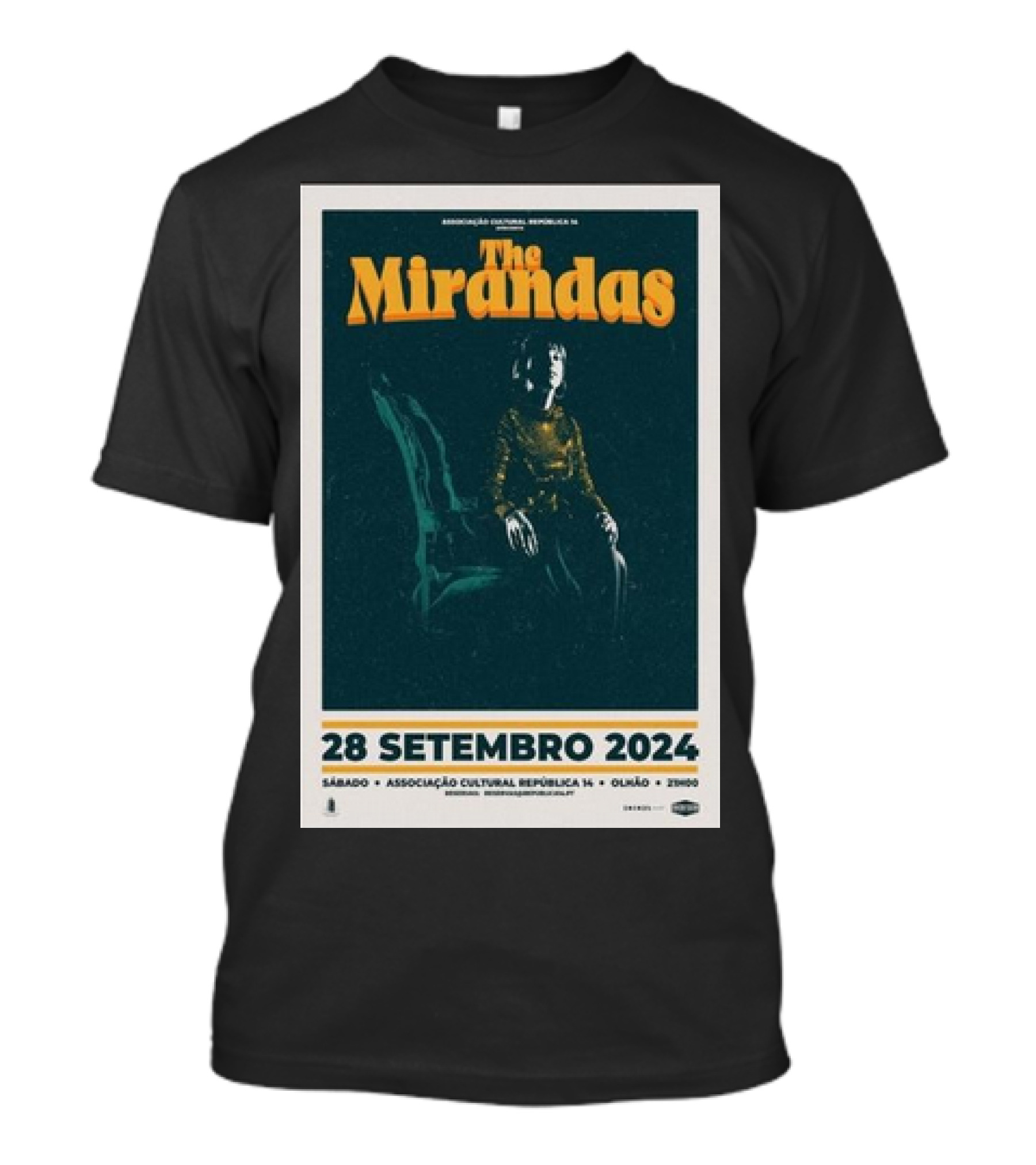 The Mirandas Associação Cultural República 14 Olhão 28 Setembro T-Shirt