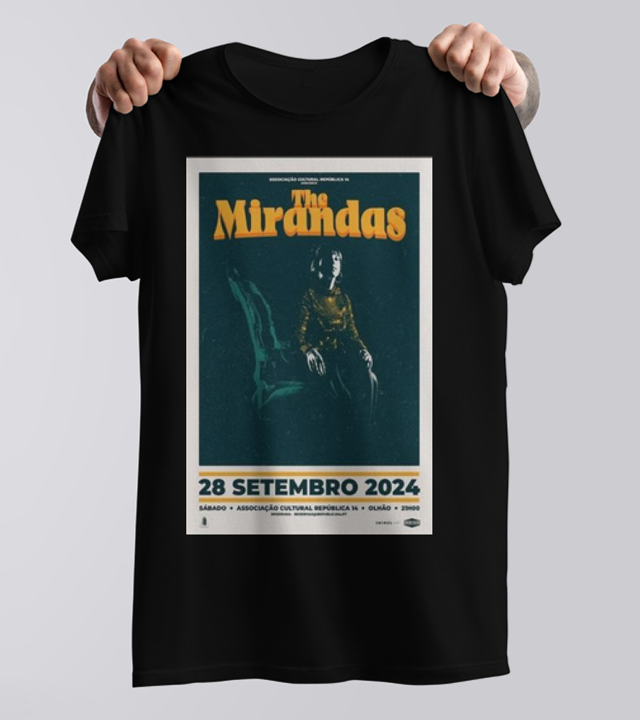 The Mirandas Associação Cultural República 14 Olhão 28 Setembro T-Shirt