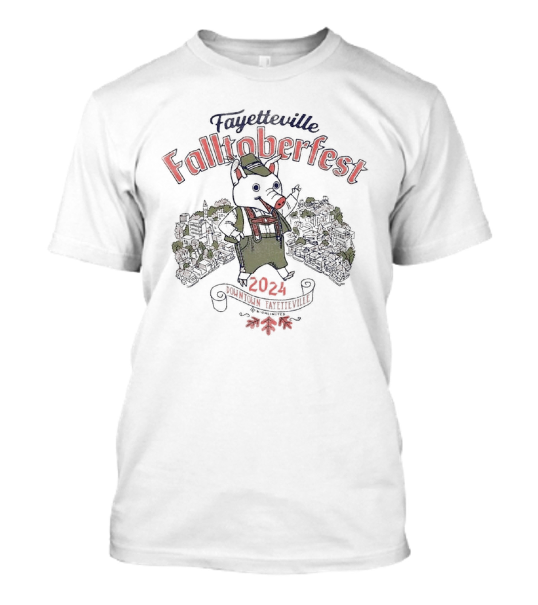 Fayetteville Falltoberfest 2024 Downtown Fayetteville T-Shirt