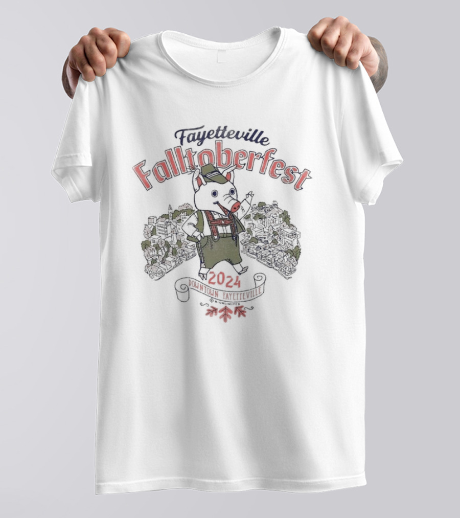 Fayetteville Falltoberfest 2024 Downtown Fayetteville T-Shirt