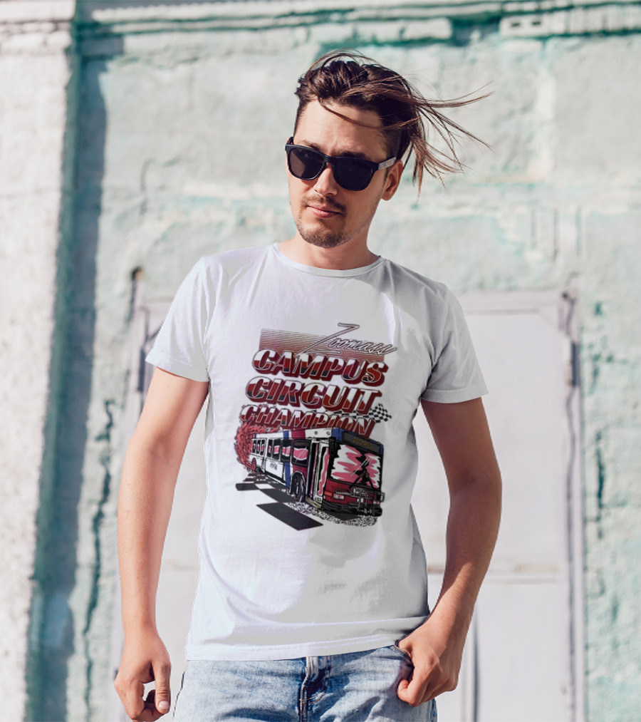 Campus Circuit Champion Zomass Racing Bus T-Shirt
