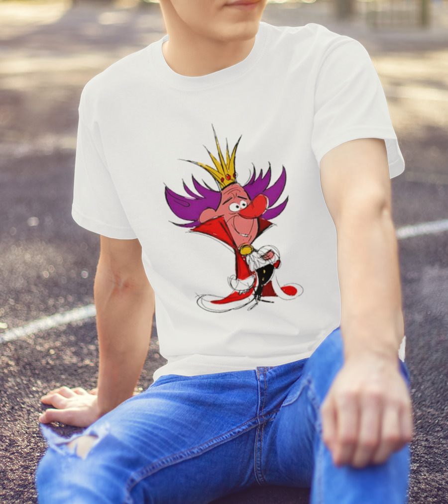 Disney Villains Cartoon Queen Of Hearts T-Shirt