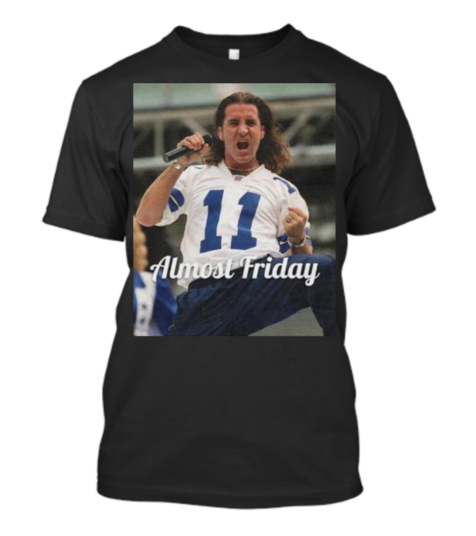 Almost Friday Creed Cowboys Number 11 Jersey T-Shirt