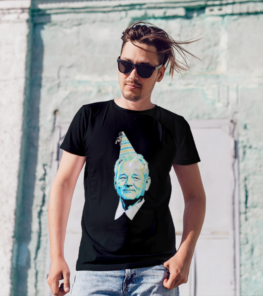 Retro Birthday Party Hat Bill T-Shirt