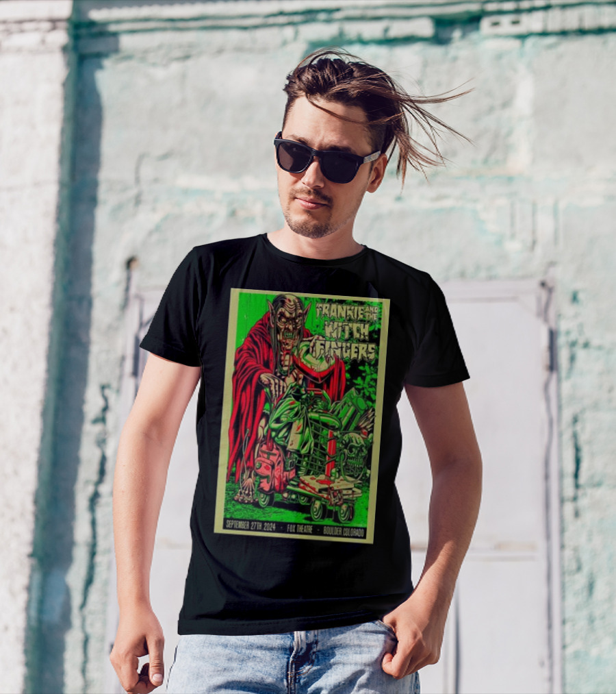 Frankie And The Witch Fingers September 27 2024 Fox Theatre Boulder Colorado Vampire Monster T-Shirt