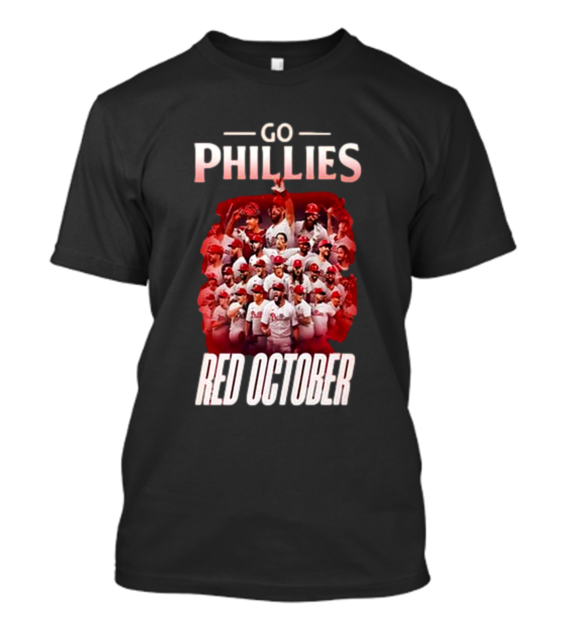 Go Phillies Red October Team Celebration Champions T-Shirt