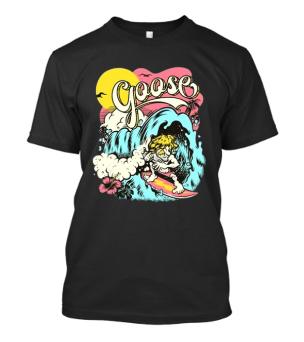 Goose September 26 2024 Surfing Event The Cal Coast Credit Union Open Air Theatre At SDSU San Diego CA Tour T-Shirt