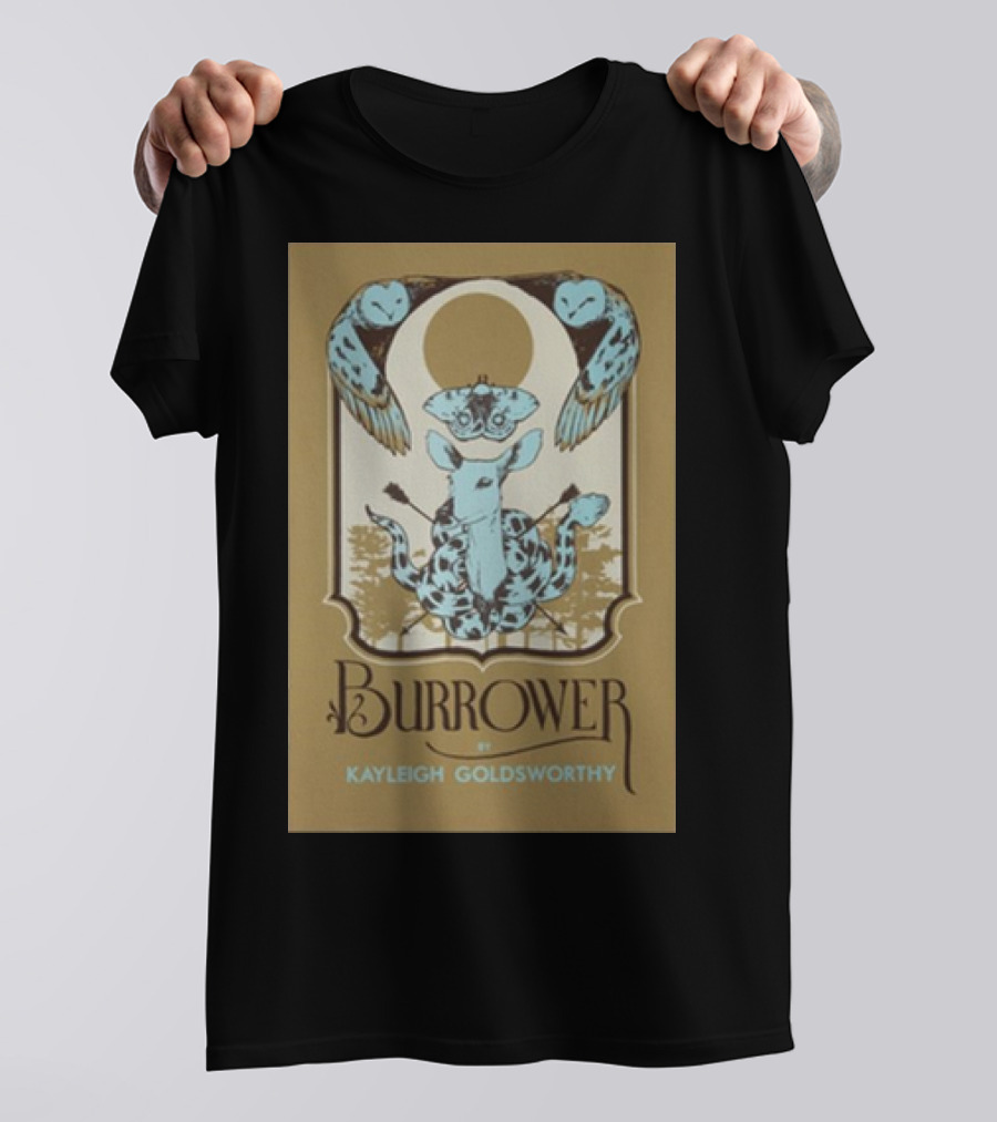 Burrower By Kayleigh Goldsworthy Owl And Giraffe T-Shirt