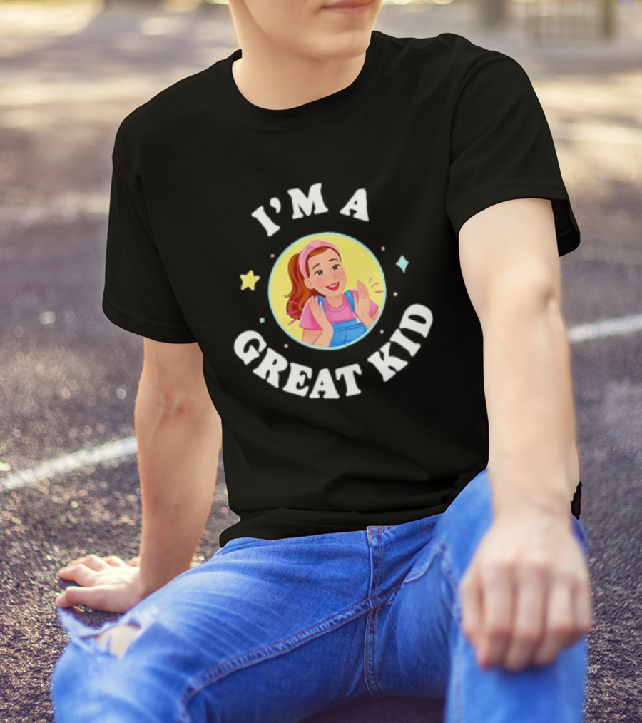 I'm A Great Kid Ms. Rachel Colorful Cartoon T-Shirt