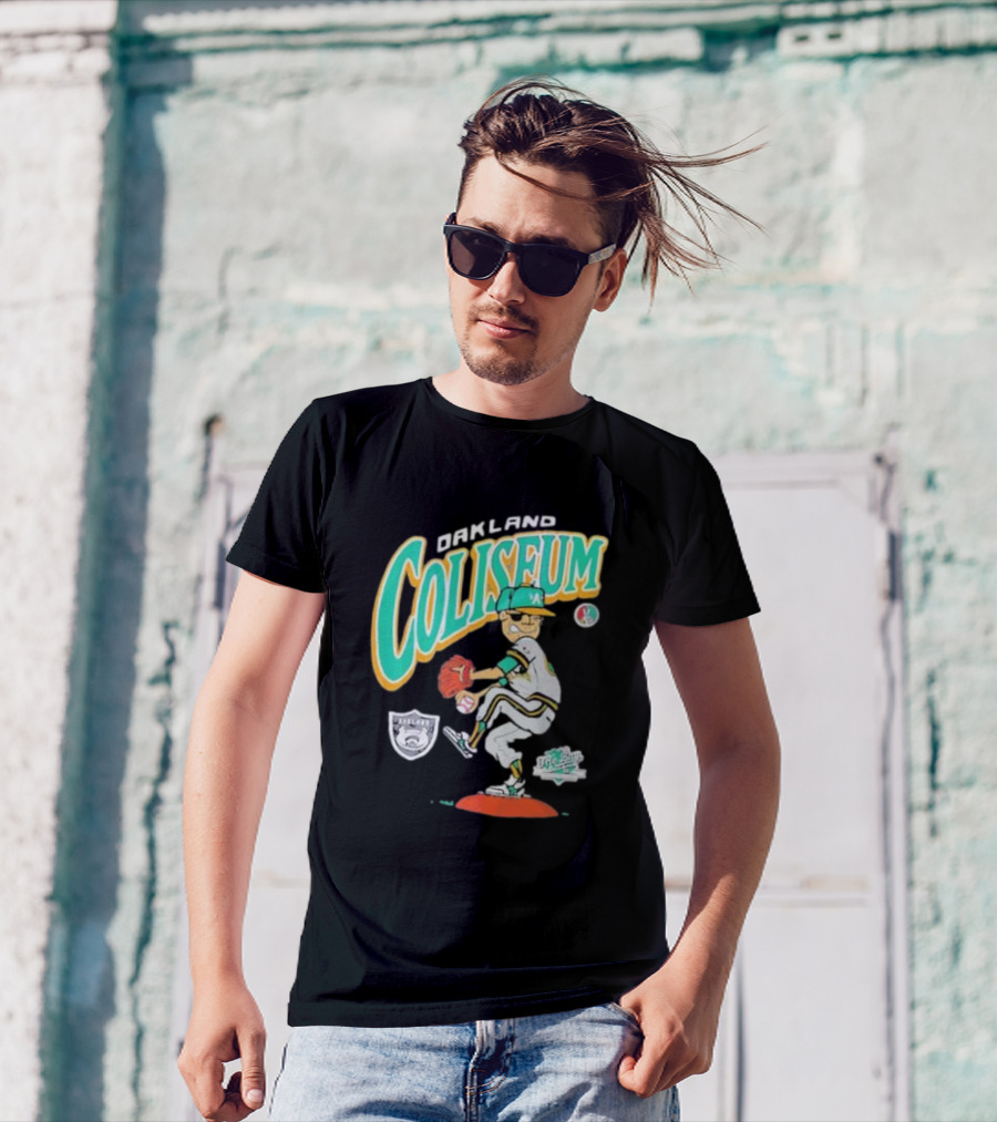 Oakland Coliseum Athletics Baseball Big Game T-Shirt