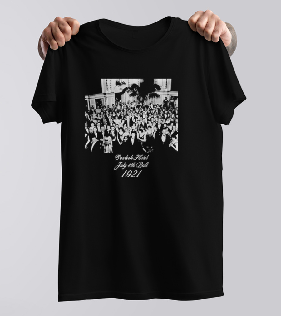 Overlook Hotel July 4th Ball 1921 Vintage Group Photo T-Shirt
