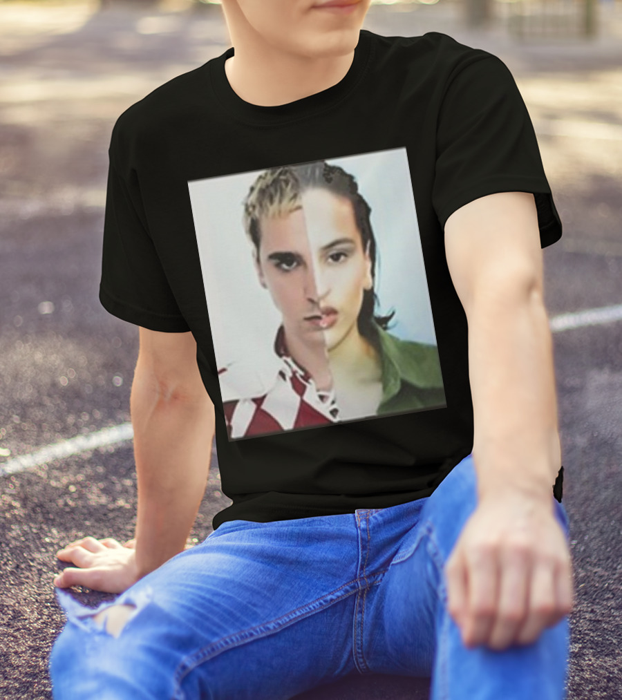 Rosalia Omega Split Face Artistic T-Shirt
