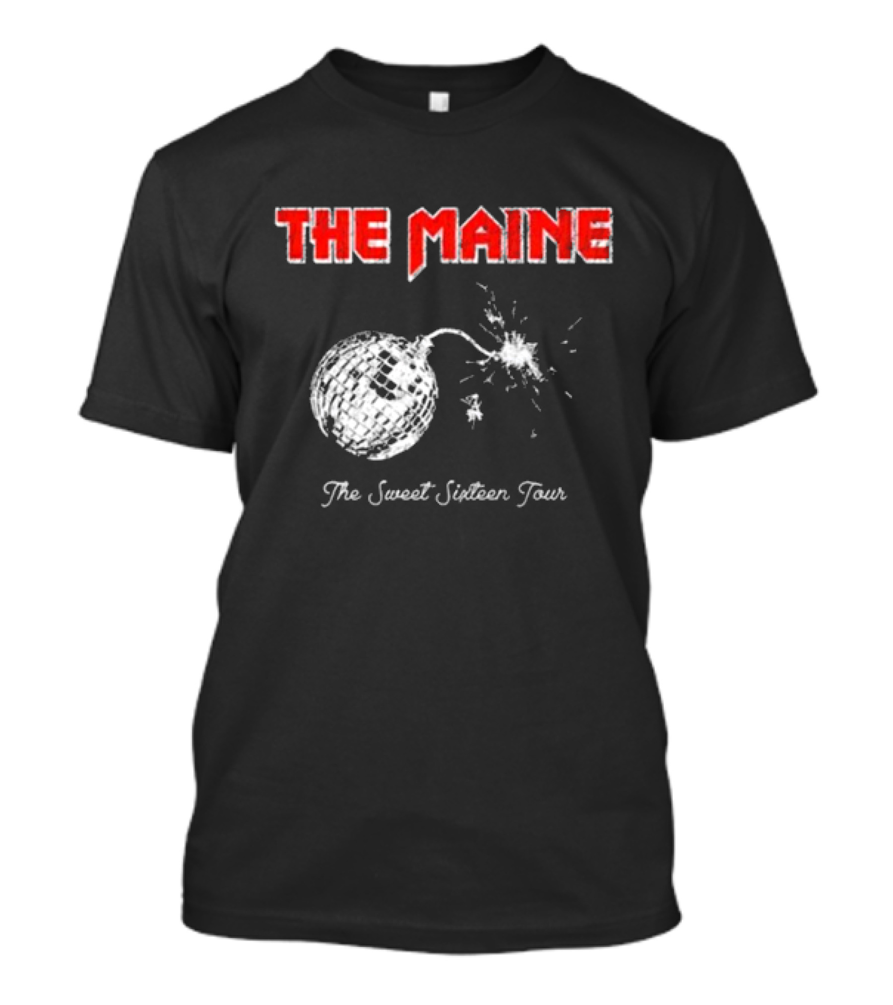 The Maine The Sweet Sixteen Tour Bomb Disco T-Shirt