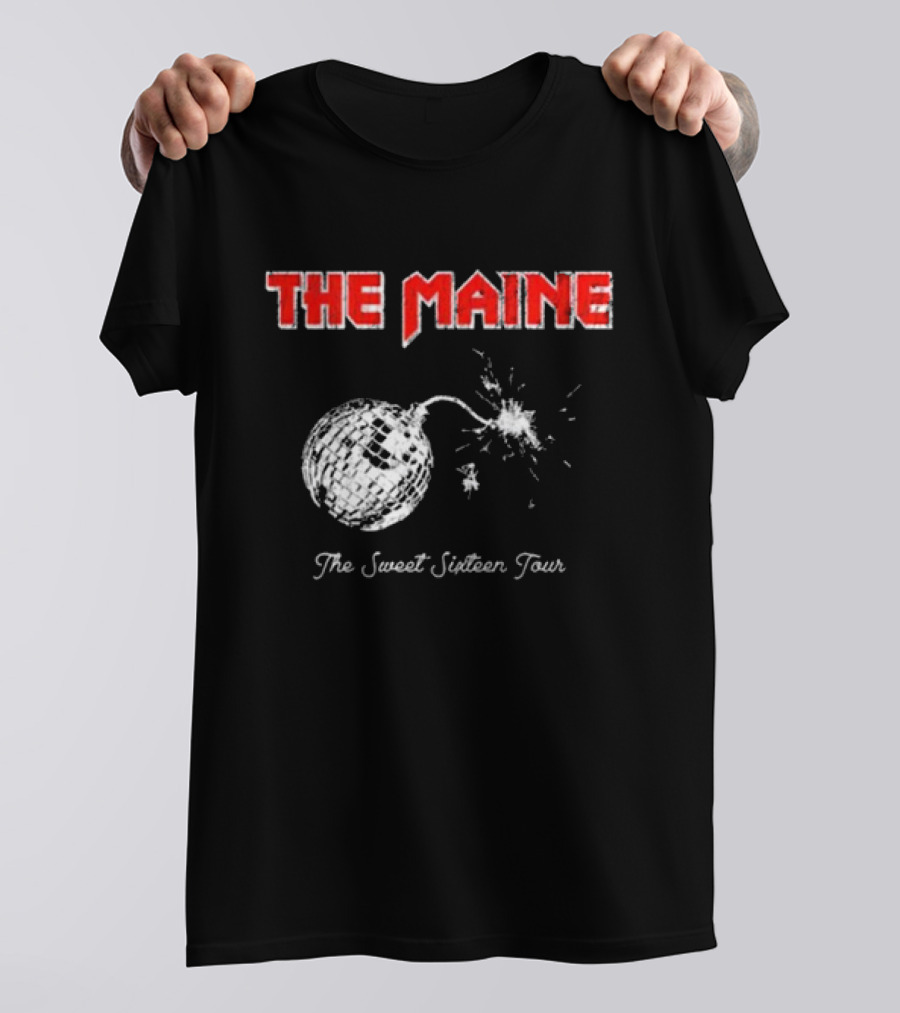 The Maine The Sweet Sixteen Tour Bomb Disco T-Shirt