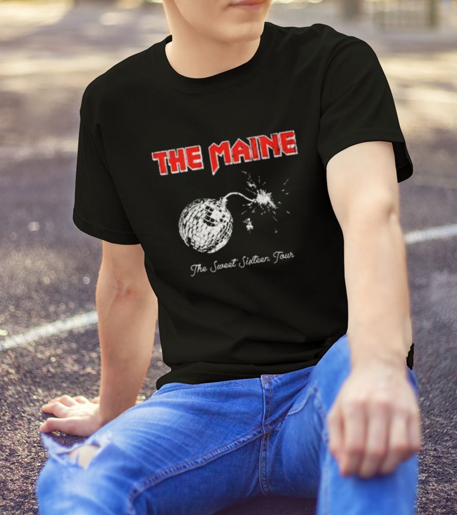 The Maine The Sweet Sixteen Tour Bomb Disco T-Shirt