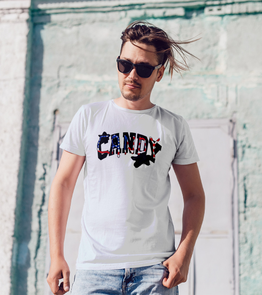 Candy Flipping USA American Flag T-Shirt