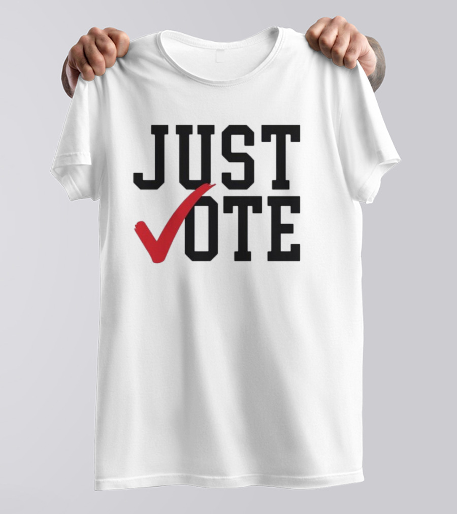 Cincinnati Just Vote Red Checkmark T-Shirt