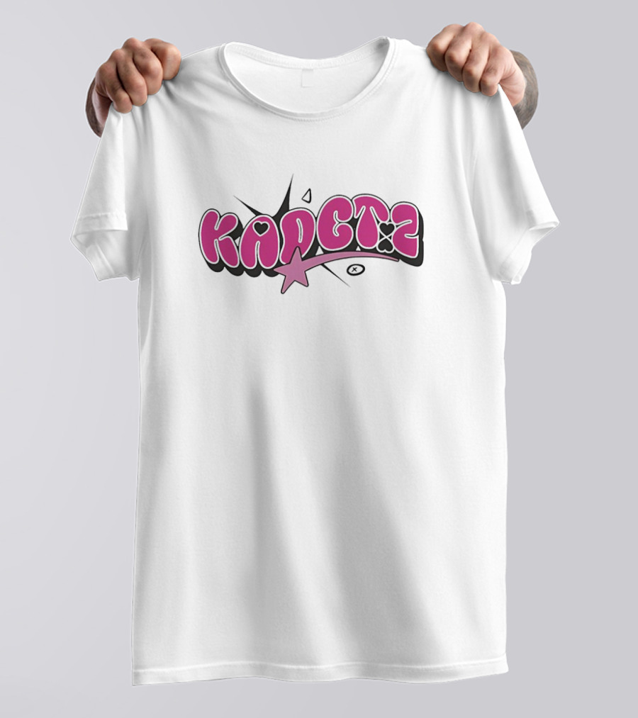 Kadetz Star With Pink Lettering And Shooting Star T-Shirt