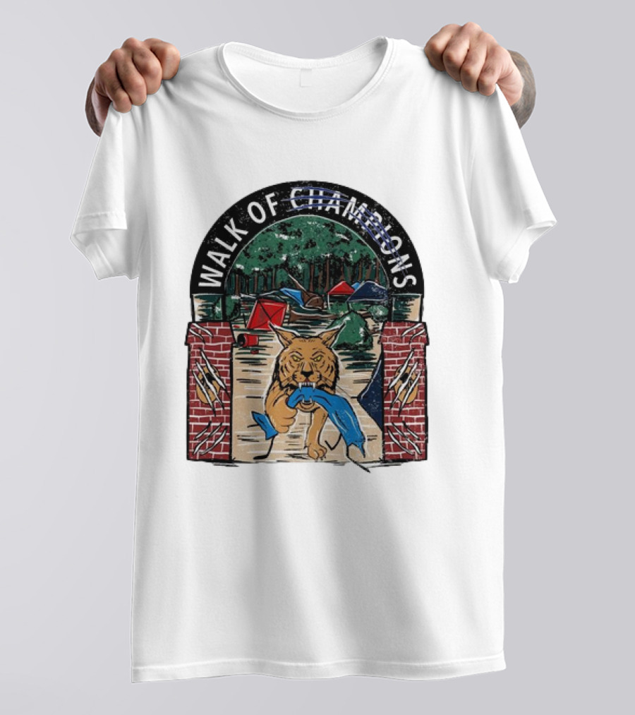 Walk Of Champions Wildcat Tent Scene T-Shirt